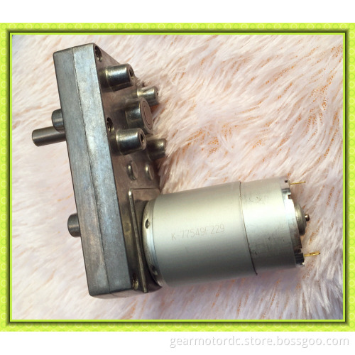 Metal gearbox 10rpm high power dc square geared motor